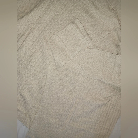 A NWT - Free People Juicy Stone Cold Long Sleeve Waffle Knit Top - Picture 3 of 7